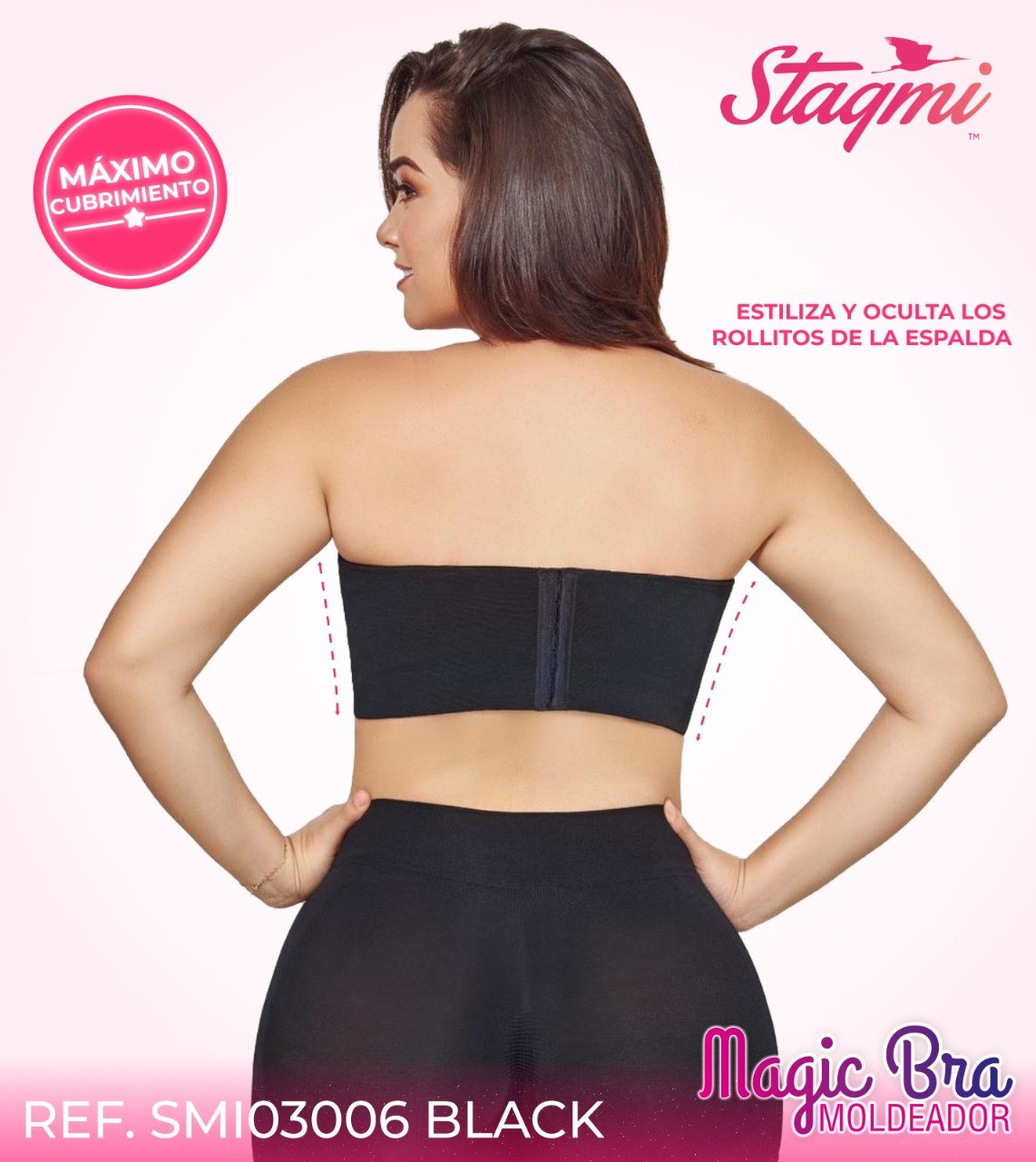 Magic Bra STAGMI - SMI03006-BLACK - STAGMI, Moda Internacional